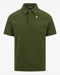 K-Way VINCELLE - Polo Shirts - Polo GREEN CYPRESS 