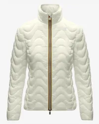 K-Way VIOLETTE QUILTED WARM - Jackets - Corta - Donna - WHITE MILK 