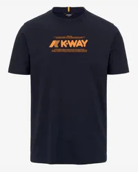 K-Way ODOM TYPO - T-ShirtsTop - T-Shirt BLUE DEPTH 