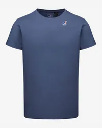 K-Way LE VRAI EDOUARD - T-ShirtsTop - T-Shirt BLUE INDIGO 