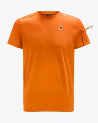 K-Way MONTOUR - T-ShirtsTop - T-Shirt ORANGE COPPER 