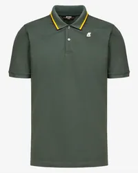 K-Way JUD - Polo Shirts - Polo GREEN BLACKISH 