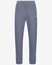 K-Way MICKYEL HEAVY FLEECE - Pants - Pantaloni sportivi GREY BLUE AVIO 