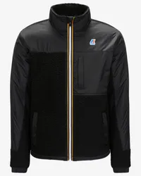 K-Way LE VRAI 3.0 NERSEV ORSETTO - Fleece - Giacca Black-Black Pure 