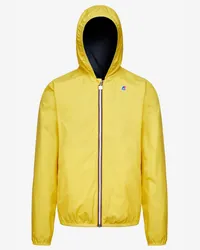 K-Way JACQUES PLUS.2 REVERSIBLE - Jackets - Corta YELLOW BLUE D 