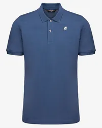 K-Way VINNIE - Polo Shirts - Polo BLUE INDIGO 