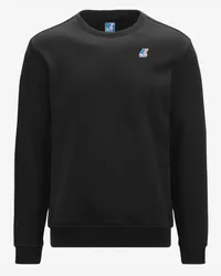 K-Way LE VRAI AUGUSTE HV POLY CO - Fleece - Maglia BLACK PURE 