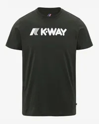 K-Way ERIC - T-ShirtsTop - T-Shirt GREEN BLACKISH 