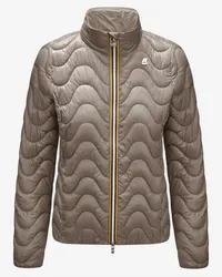 K-Way VIOLETTE QUILTED WARM - Jackets - Corta - Donna - BEIGE TAUPE 