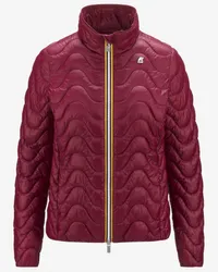 K-Way VIOLETTE QUILTED WARM - Jackets - Corta - Donna - RED DK 