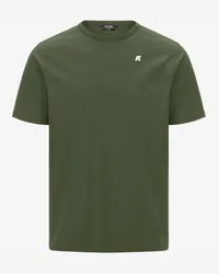 K-Way ADAME STRETCH JERSEY - T-ShirtsTop - T-Shirt GREEN CYPRESS 