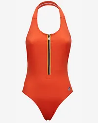 K-Way Sylvie Beach - Bathing Suits - Costume da bagno intero - Donna - Orange 