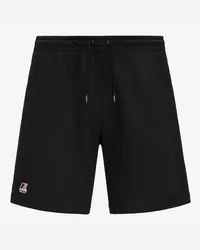 K-Way LE VRAI DORIAN POLY COTTON - Shorts - Pantaloncini sportivi BLACK PURE 