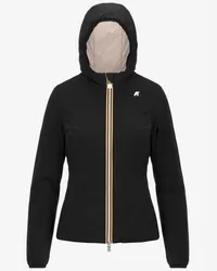 K-Way LILY ST WARM REVERSIBLE - Jackets - Corta - Donna - BLACK P-BEIGE G 