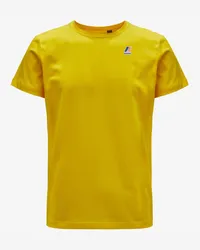 K-Way LE VRAI EDOUARD - T-ShirtsTop - T-Shirt YELLOW DK 