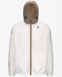 K-Way LE VRAI 3.0 CLAUDE - Jackets - Medio WHITE-BEIGE TAUPE 