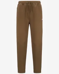 K-Way MICKA SPACER - Pants - Pantaloni sportivi BROWN CORDA 