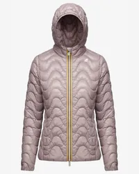 K-Way LILY QUILTED WARM - Jackets - Corta - Donna - VIOLET DUSTY 