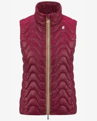 K-Way VIOLE QUILTED WARM - Jackets - Corta - Donna - RED DK 