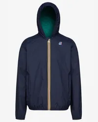 K-Way JACQUES PLUS.2 REVERSIBLE - Jackets - Corta BLUE D-GREEN 