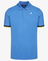 K-Way VINCENT - Polo Shirts - Polo BLUE ULTRAMARINE 