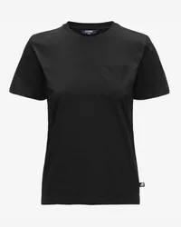 K-Way AMALIA POCKET - T-ShirtsTop - T-Shirt - Donna - Black Pure 