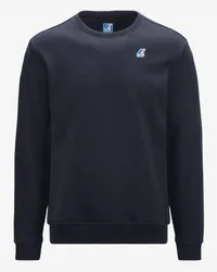 K-Way LE VRAI AUGUSTE HV POLY CO - Fleece - Maglia BLUE DEPTH 