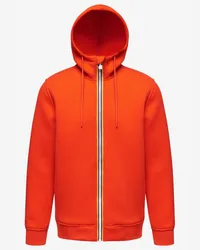 K-Way RAINER SPACER - Fleece - Giacca ORANGE PUMPKIN 