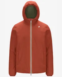 K-Way JACK ST WARM REVERSIBLE - Jackets - Corta RED P-GREEN C 