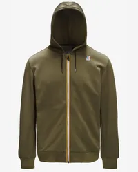 K-Way LE VRAI ARNEL HV POLY CO - Fleece - Giacca GREEN BLACKISH 