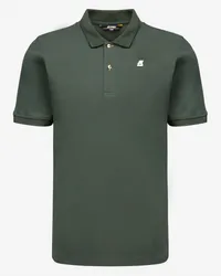 K-Way VINNIE - Polo Shirts - Polo GREEN BLACKISH 