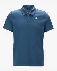 K-Way GREGOIRE TAPE - Polo Shirts - Polo Blue Deep 