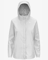 K-Way MARGUERITE STRETCH DOT - Jackets - Medio - Donna - WHITE 