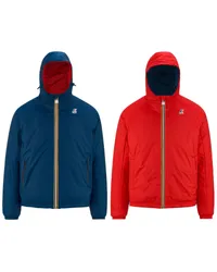 K-Way ALOIS PADDED REVERSIBLE - Jackets - Corta BLUE DEEP SEA-RED 