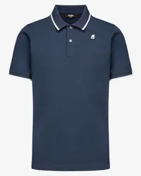 K-Way KAI - Polo Shirts - Polo BLUE DEPTH 