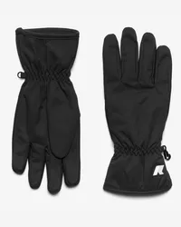 K-Way FREYR TWILL MARMOTTA - Gloves - Guanto BLACK P-BLUE A 