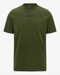 K-Way ODOM ESTABLISHED - T-ShirtsTop - T-Shirt GREEN CYPRESS 