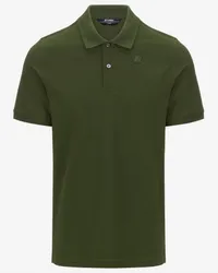 K-Way AMEDEE PIQUE - Polo Shirts - Polo GREEN CYPRESS 