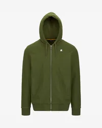 K-Way ANTHONY HEAVY FLEECE - Fleece - Giacca GREEN CYPRESS 