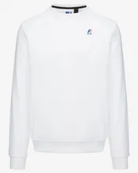 K-Way LE VRAI AUGUSTE POLY COTTON - Fleece - Maglia WHITE 