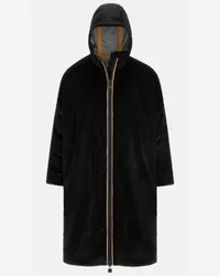 K-Way TERENCE VELLUTO - Jackets - Poncho BLACK PURE 