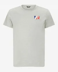 K-Way ODOM LOGO BOX - T-ShirtsTop - T-Shirt GREY MEL 