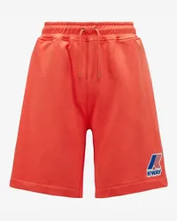 K-Way ERIK LOGO - Shorts - Pantaloncini sportivi Orange 