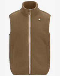 K-Way YANNICK SHERPA POLAR - Fleece - Giacca BROWN C-BROWN C 