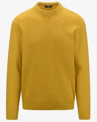 K-Way SEBASTIEN LAMBSWOOL - Knitwear - Pull  Over YELLOW MUSTARD 