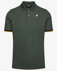 K-Way VINCENT - Polo Shirts - Polo GREEN BLACKISH 