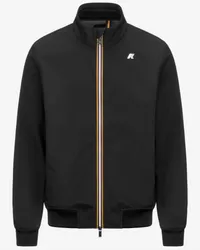 K-Way ARSENE BONDED JERSEY - Jackets - Corta BLACK PURE 