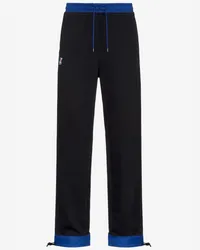 K-Way LE VRAI MEDARD NYLON PC - Pants - Pantaloni sportivi BLACK PURE-BLUE ROYAL MARINE 