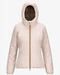 K-Way LILY ST THERMO REVERSIBLE - Jackets - Corta - Donna - PINK T-BROWN G 