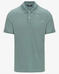 K-Way AMEDEE PIQUE - Polo Shirts - Polo GREEN MOLD 